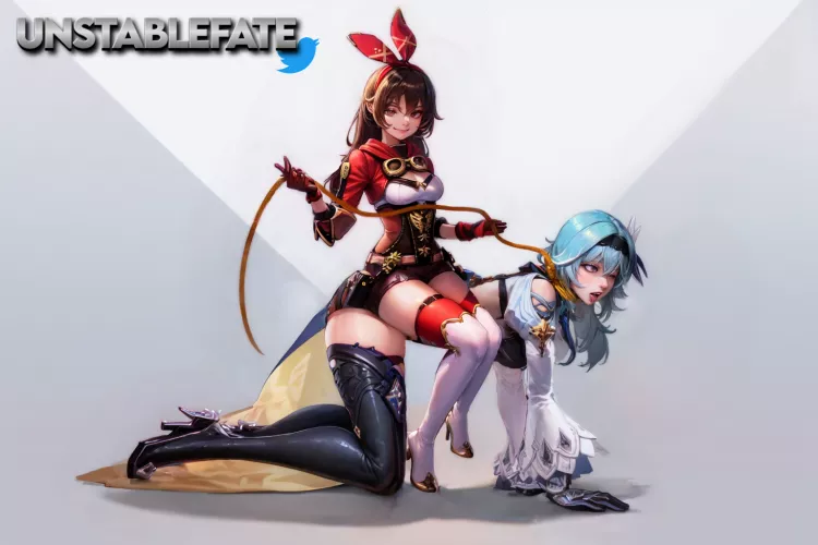 Eula x Amber rope play