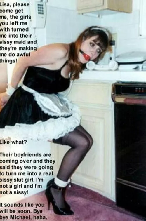 Evil girls turn me into her sissy maid... 💖👠💋