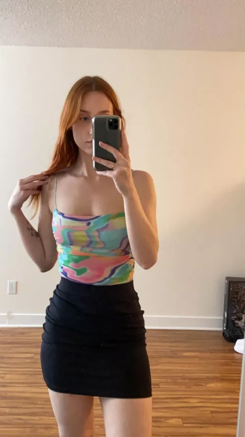 going out tonight, do you think i’m wearing any panties? 😋