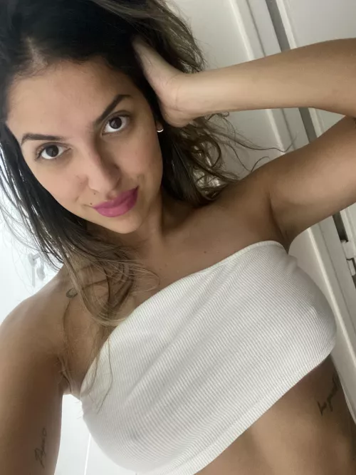 I hope your cock is as hard as my nipples