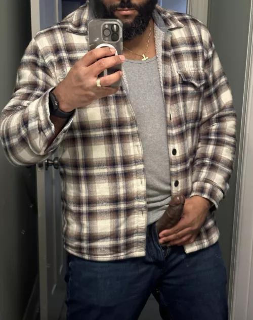 I thought I was done with the flannel but it’s cold baby