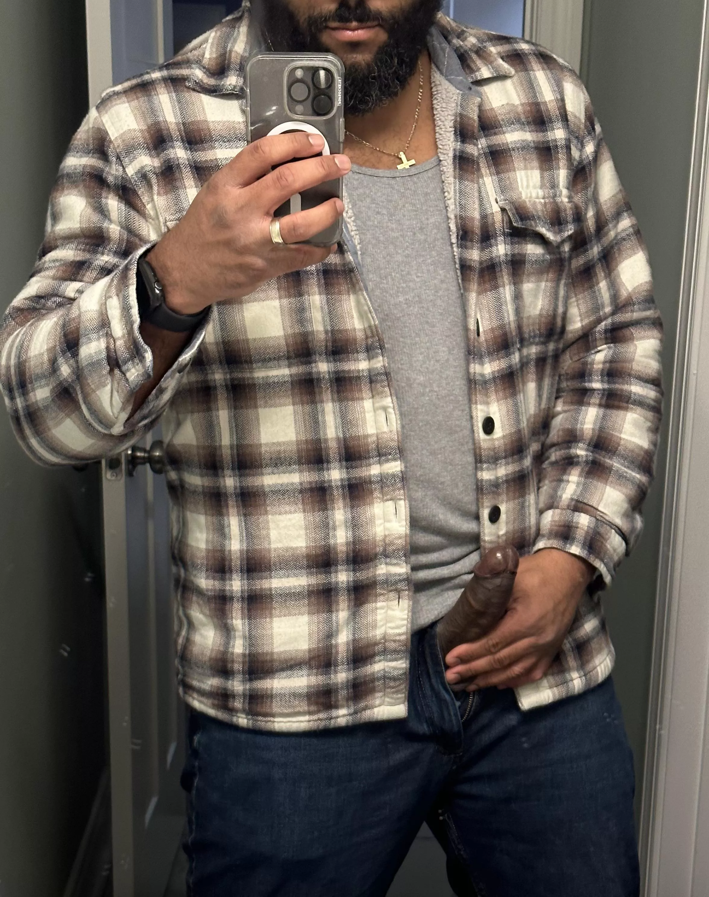 I thought I was done with the flannel but it’s cold baby