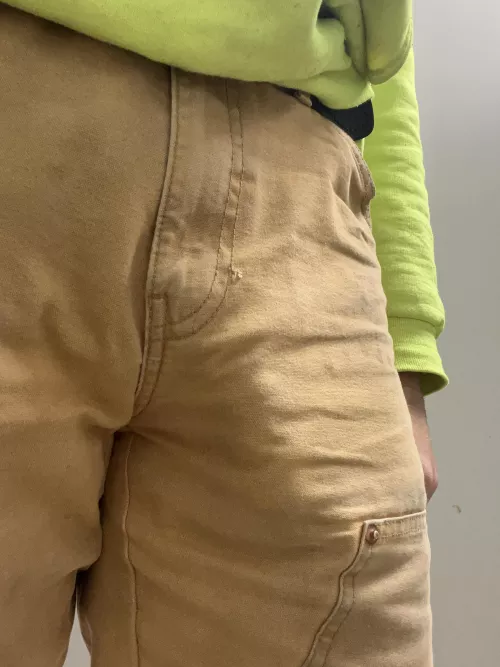 If you saw my flaccid outline on the job, would you be able to keep your eyes and hands on your work?