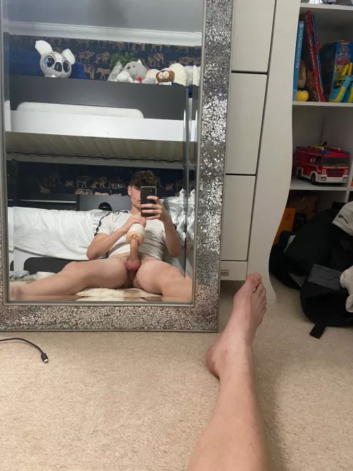 I'm just enjoying my new toy 👀😏