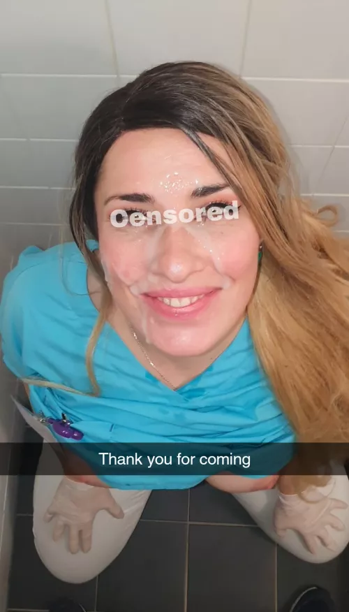 I've got some on my face but that's okay