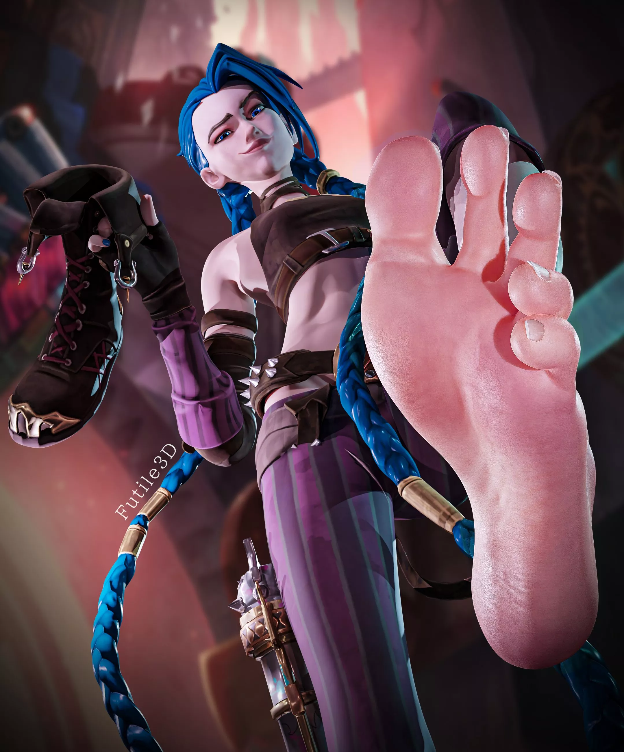 Jinx Takes Control (Futile) [League of Legends]