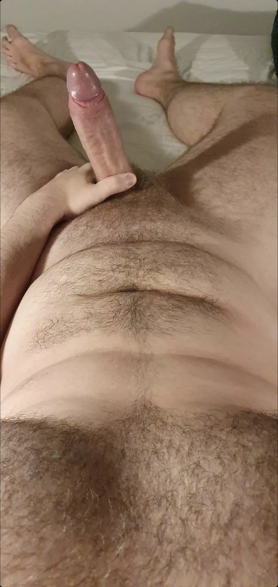 Just a hairy horny man