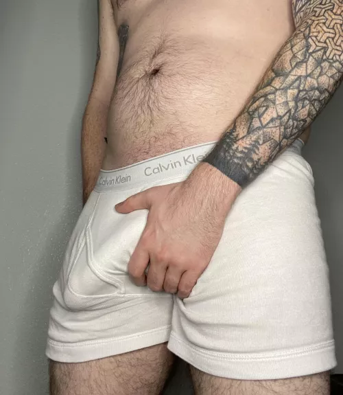 Just casually standing in front of the camera, you know how it is