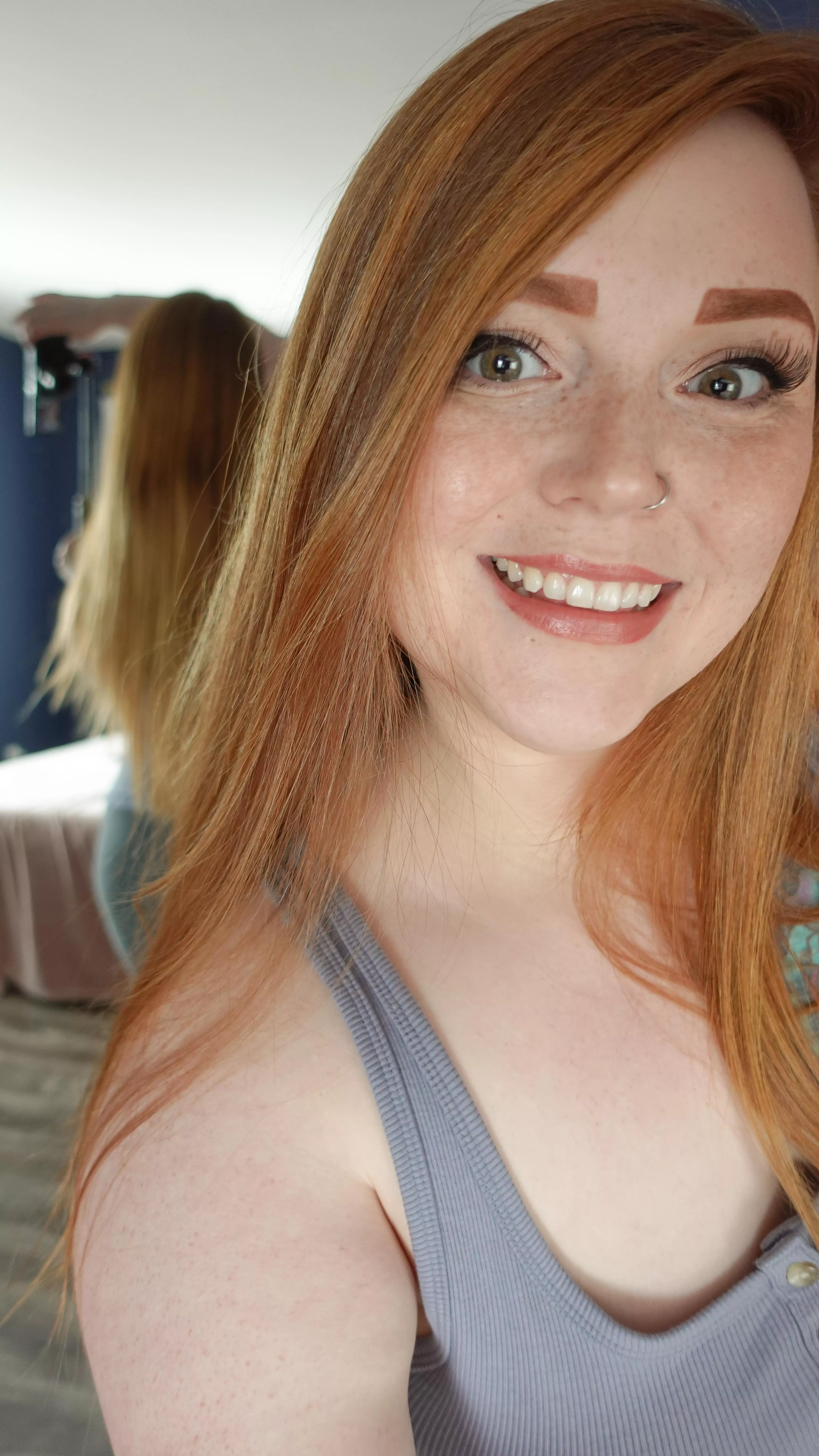 My freckles are pretty tame this time of year tbh ☀️