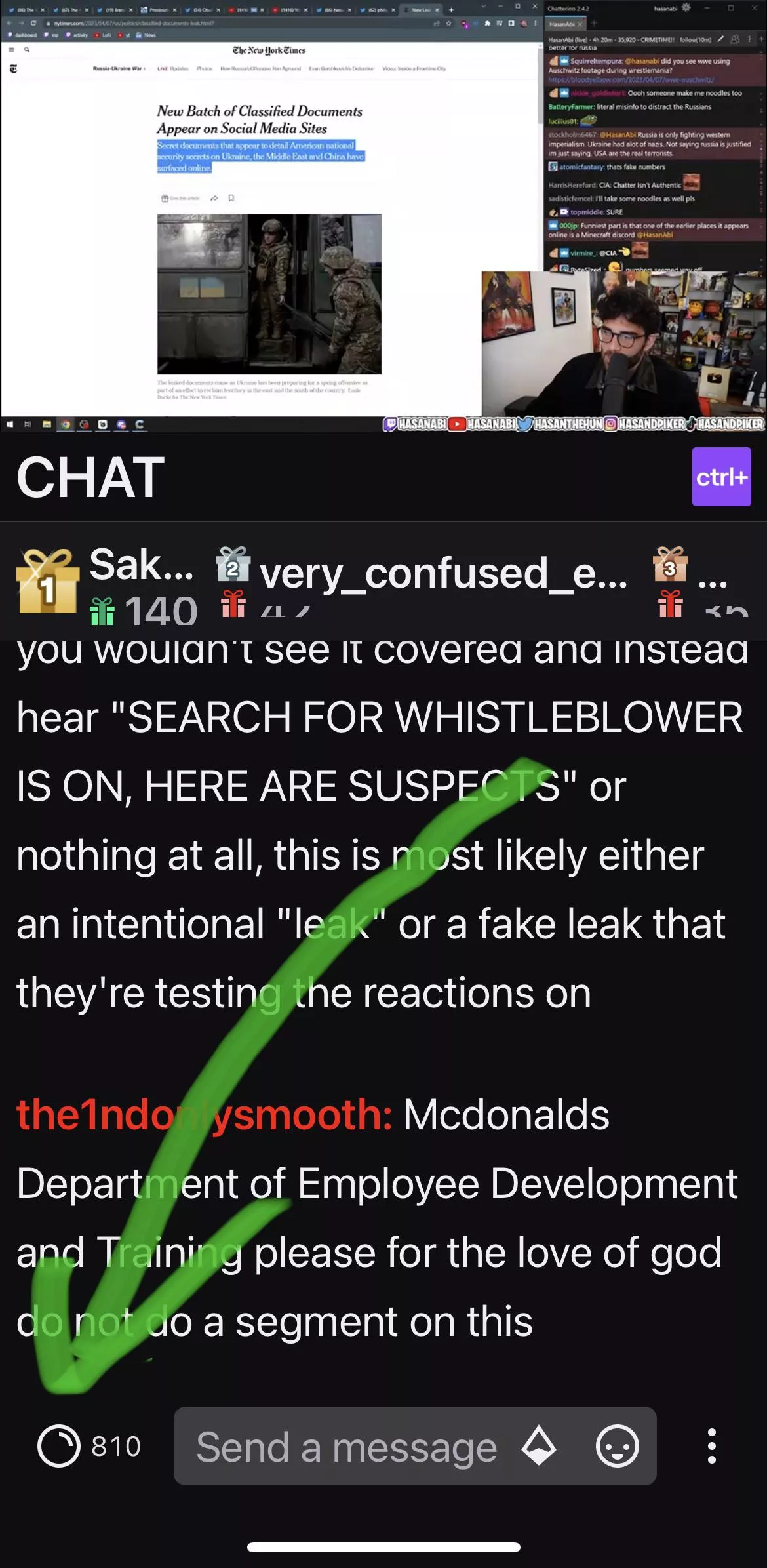 New to Watching On Twitch, Help Needed. What Is This For? (Not Promoting HasanAbi)