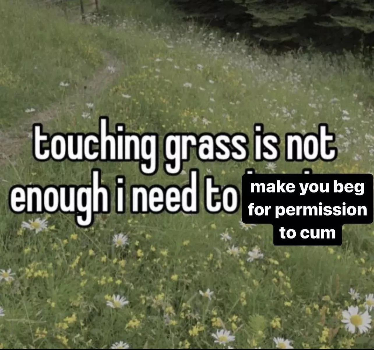 Nothing better than hearing a subby boy whimpering and begging😩