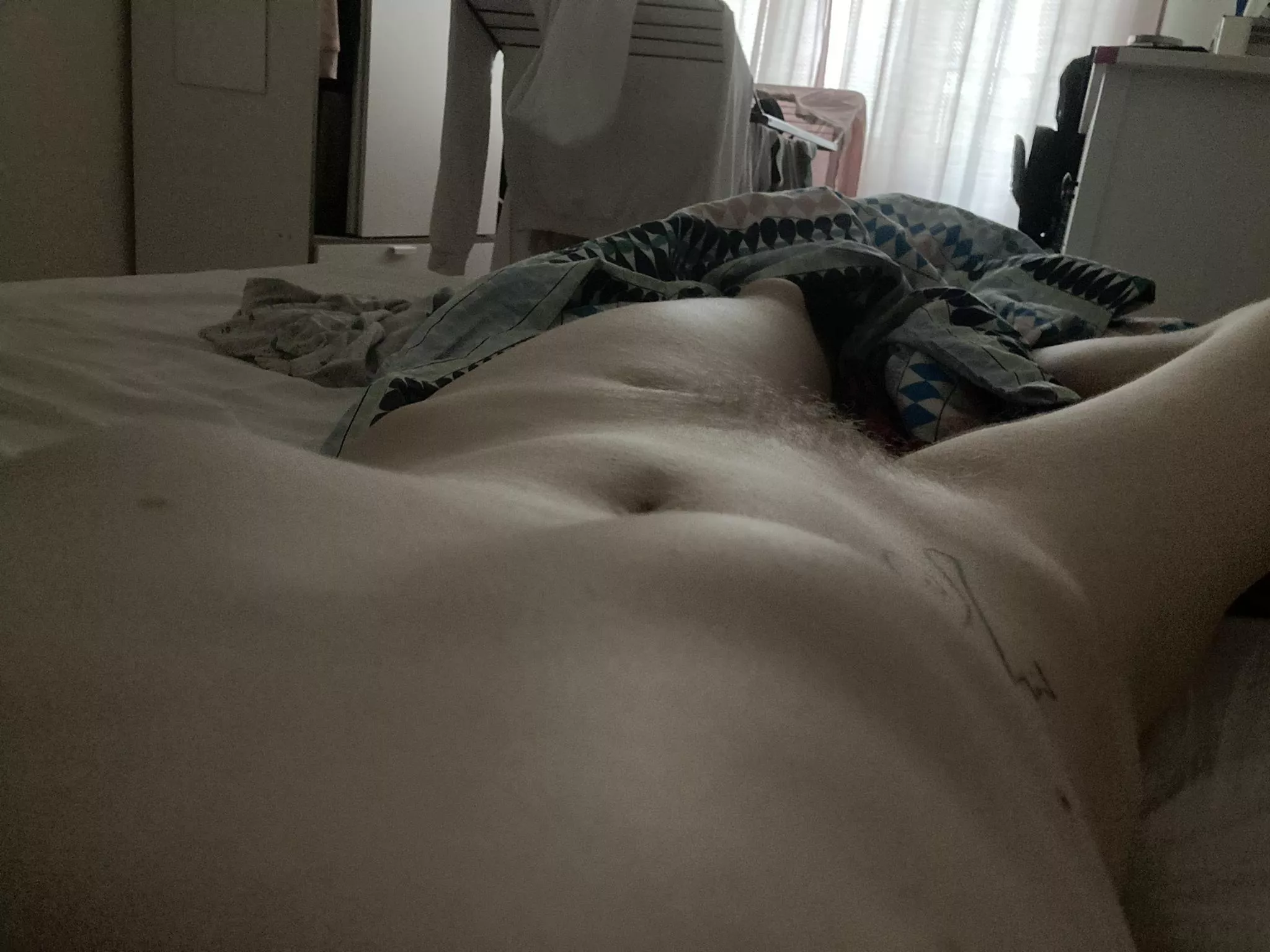 Sleeping naked, obviously