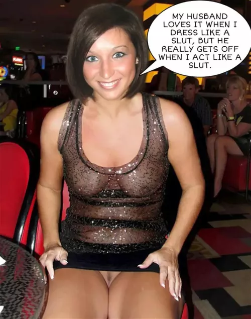 So tell me, are you in the mood to act like a slut?