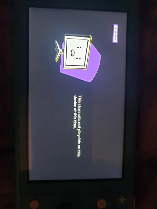 Switch app not working with my channel