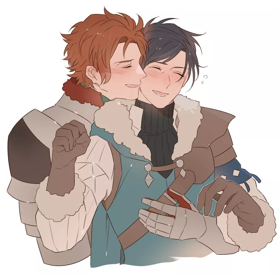 Sylvain and Felix being cute [FE: Three Houses]