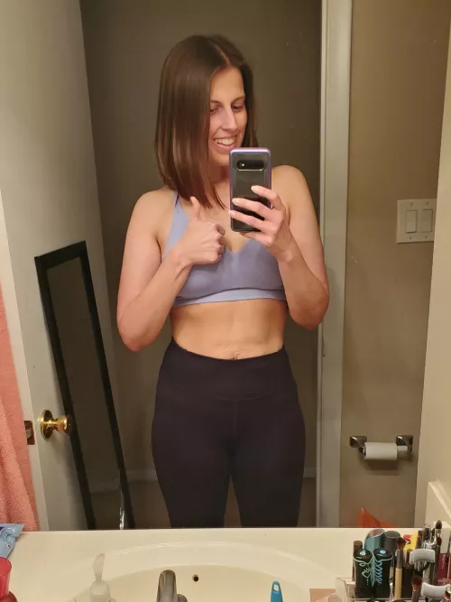 The pre-workout look tonight!