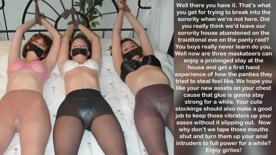 They look so perfect tied up and with dildos in their ass 💝💖💋