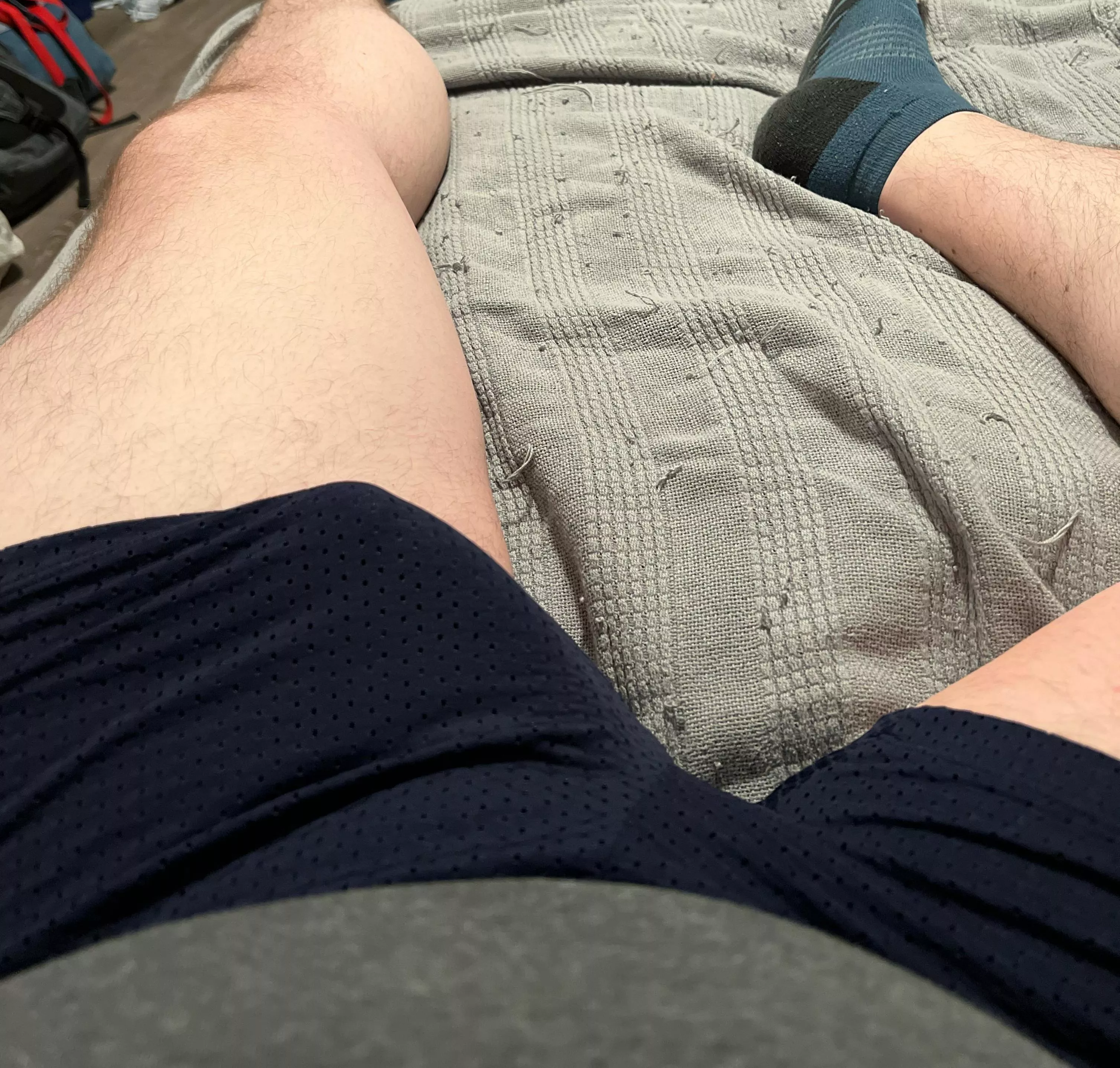 Trying to escape my shorts