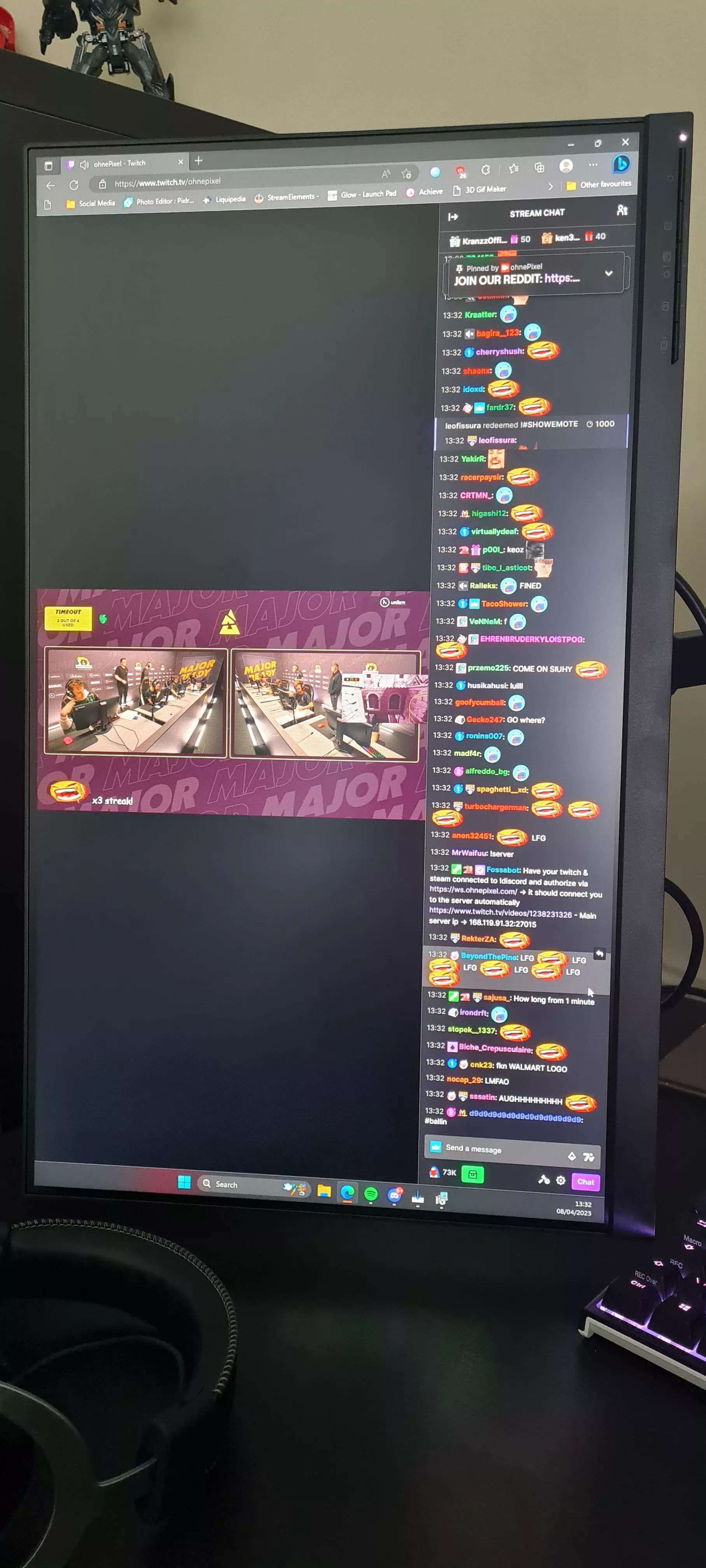 Twitch View for Vertical Monitors?