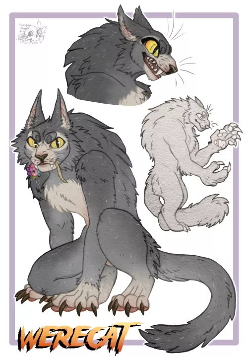 Werecat Doodle - Art @ Me