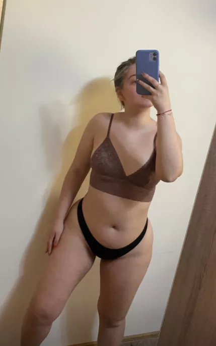 would you grab my chubby hips while sucking my perky boobs? 🥵