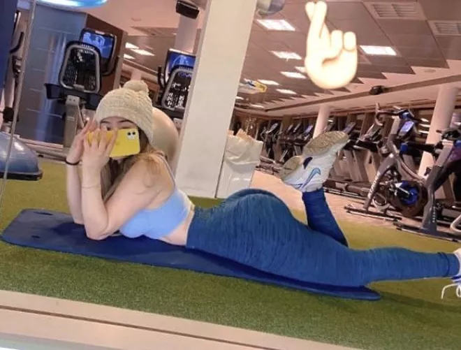 Would you look at me at the gym?