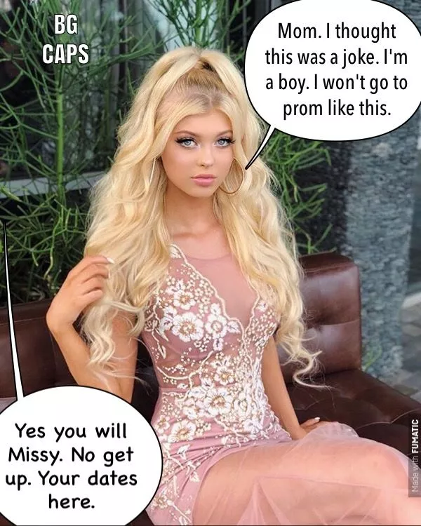 You go to the prom like this!! 👠💄💝