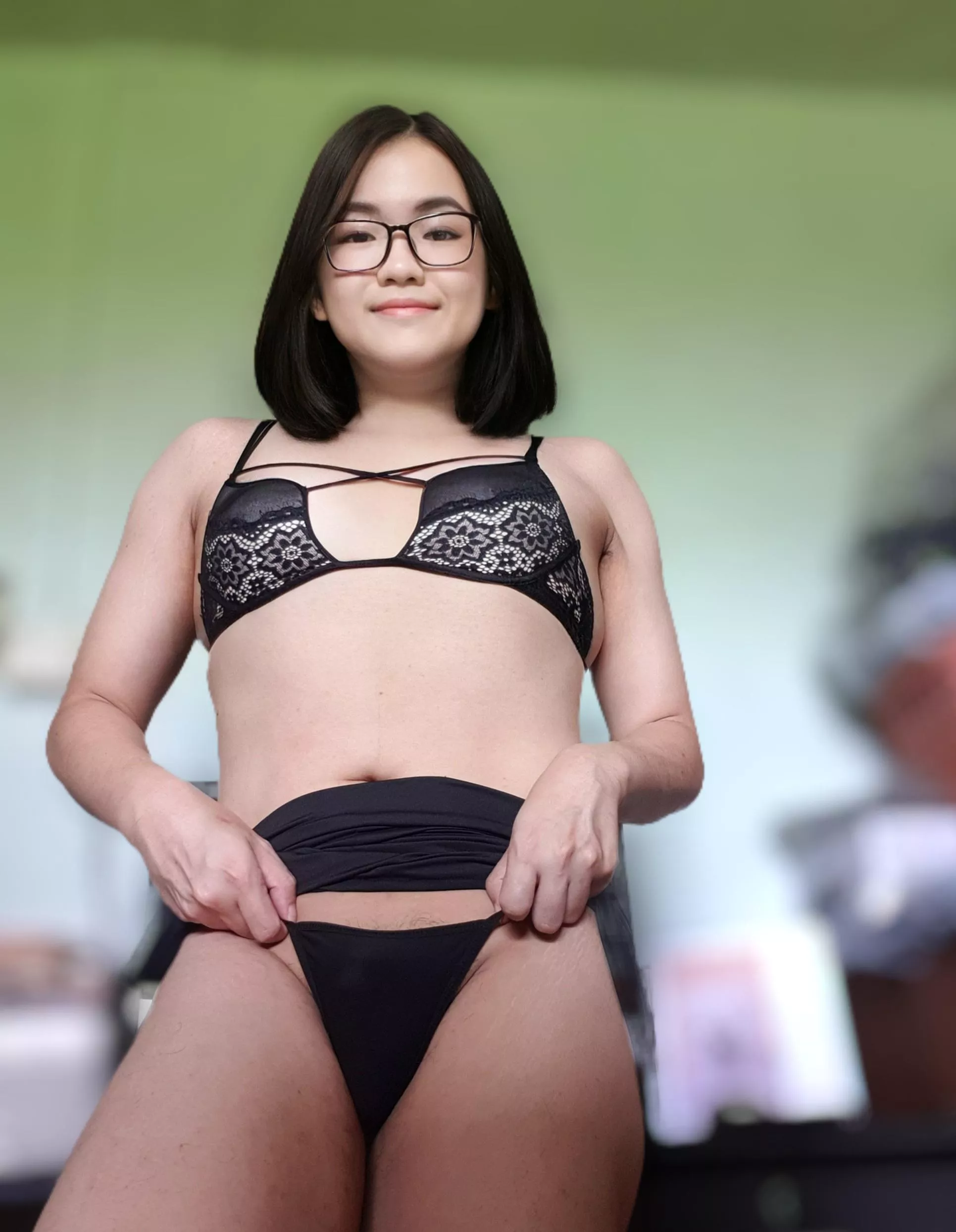 Black lingerie is always the best.