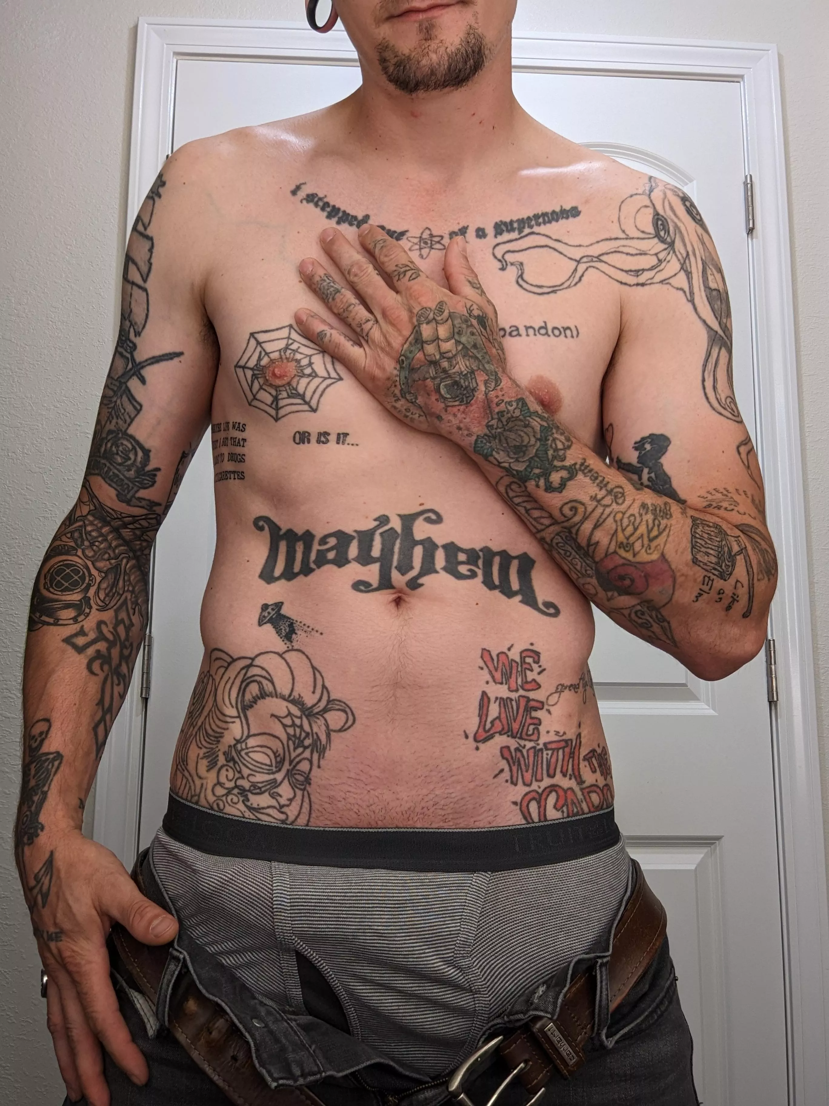 Blue collar tan activated