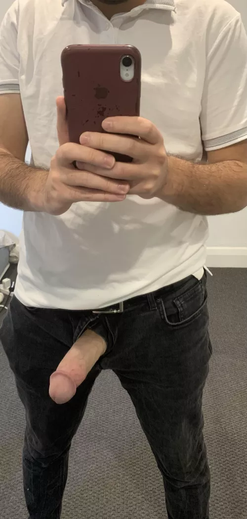 Can’t fit into pants so this is my solution