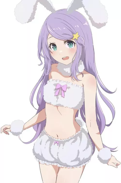 Cute and fluffy bunny