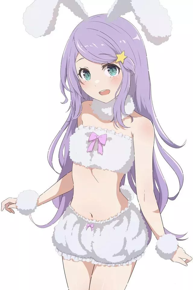 Cute and fluffy bunny