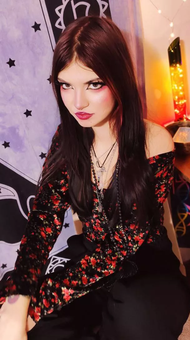 dark dark red just like my pussy