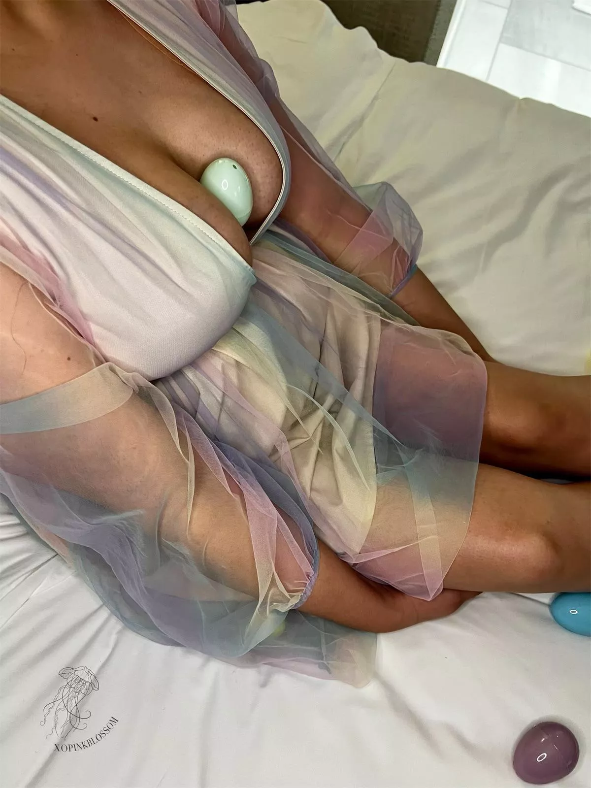 Easter Sunday cleavage