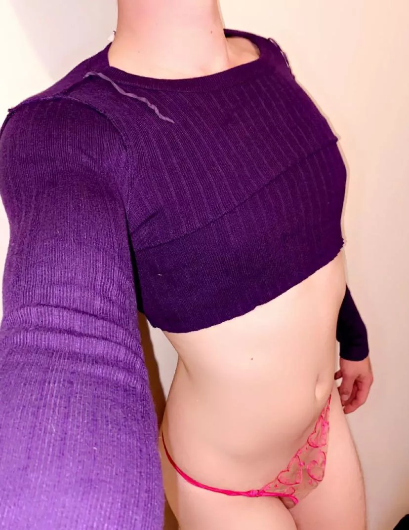 Enjoying my new panties 😊