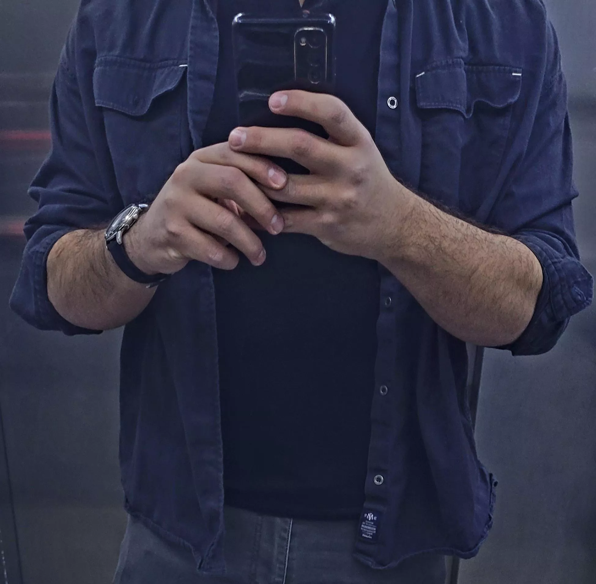 family says the hairy arms are bad. what do you think?