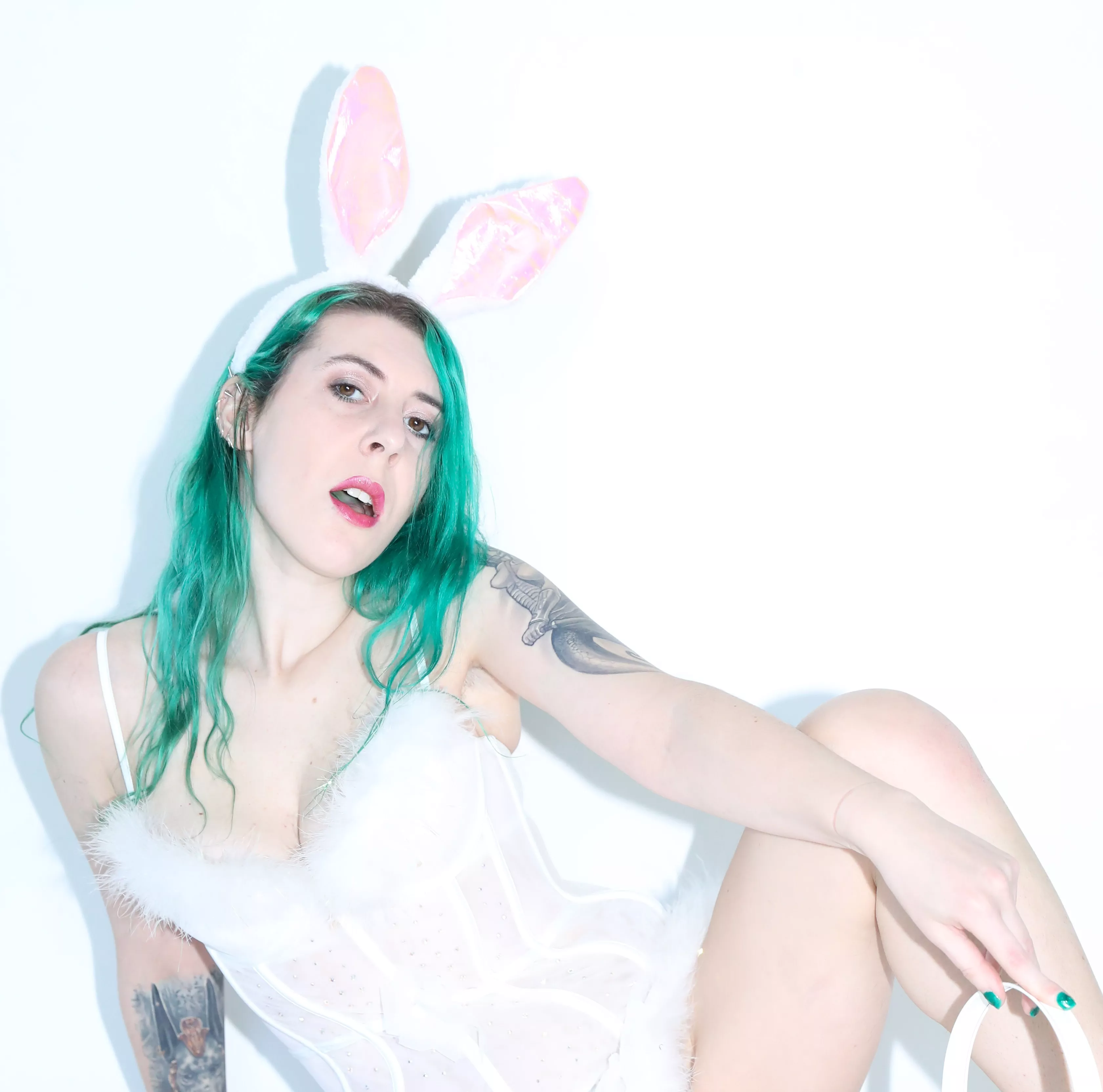 Green Easter Bunny
