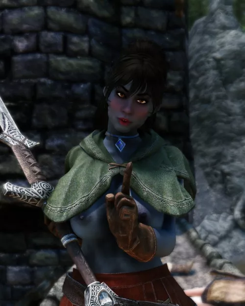 I Don't Think She Can Handle A Bigger Sword