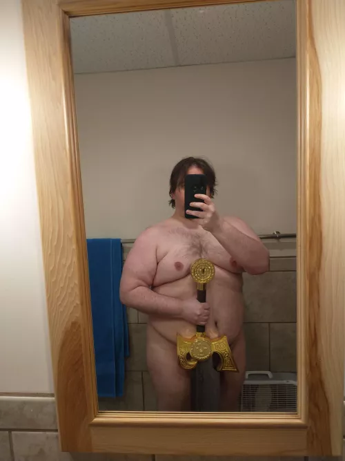 I heard people like big dudes with big swords