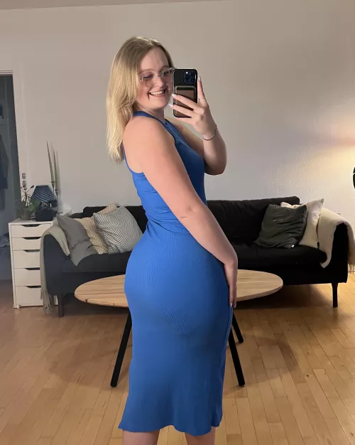 I think blue suits me