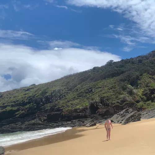 If its not a nude beach but there's nobody around to enforce the rules, does it really matter?