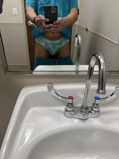 In the ED. Do my panties match my scrubs?