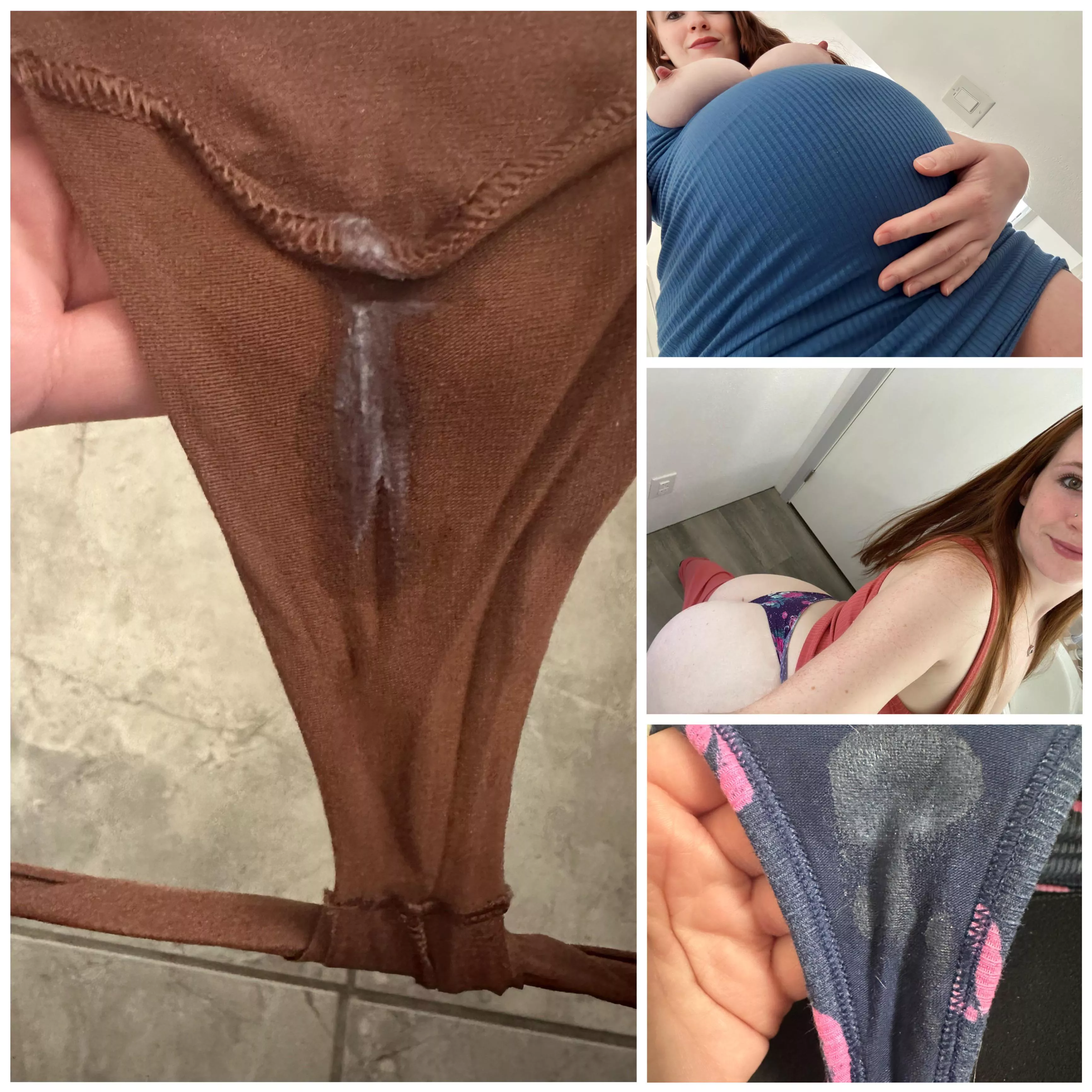 Limited time left to get a pair of creamy pregnancy panties!😍I’ve been told my scent is intoxicating. [Selling] [US] telegram: kinkykat94 kik: xredheadbeautyx prices in comments