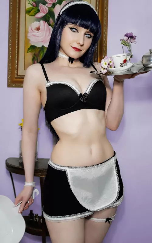 Maid Hinata by crims0nbutterfly_