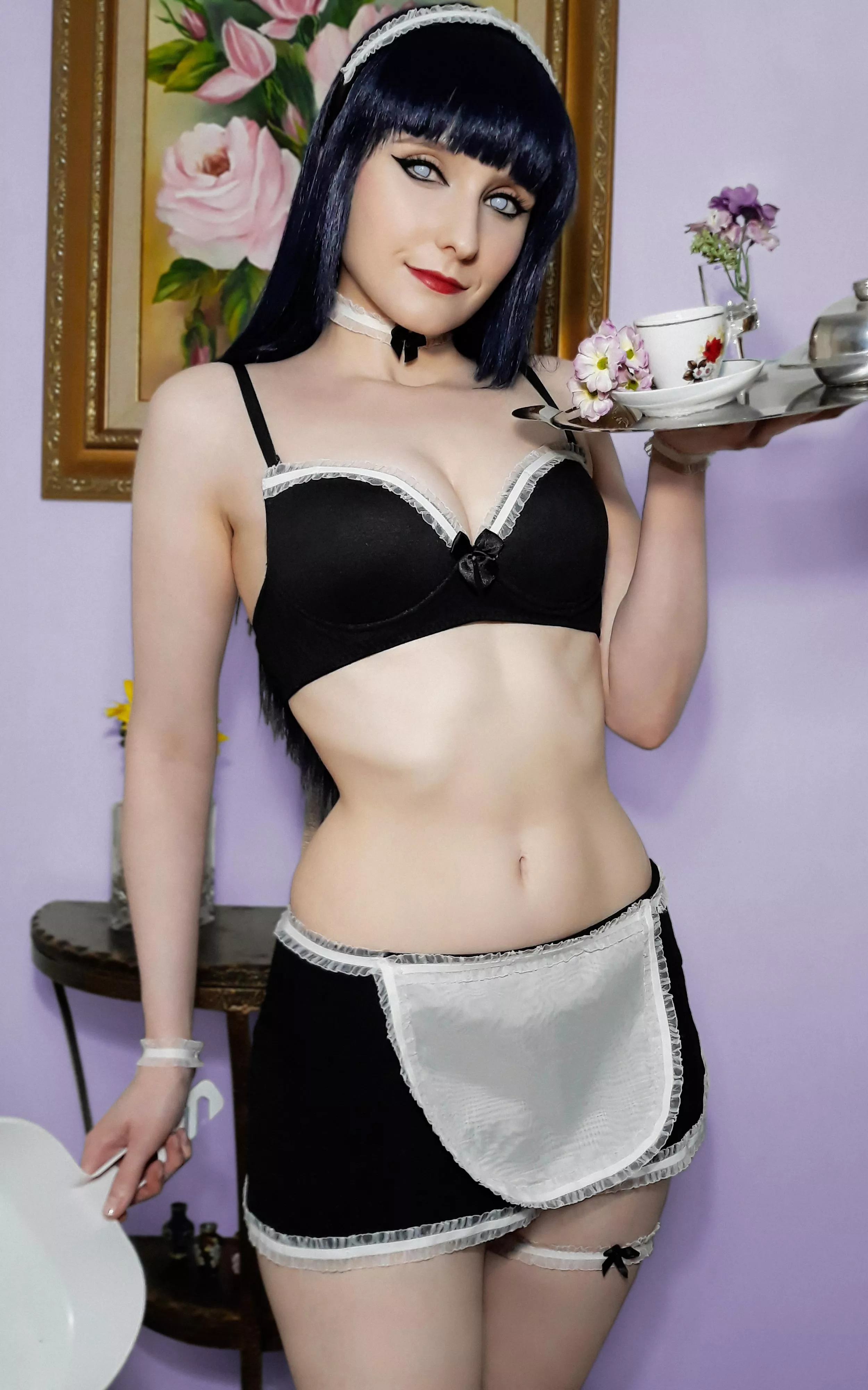 Maid Hinata by crims0nbutterfly_