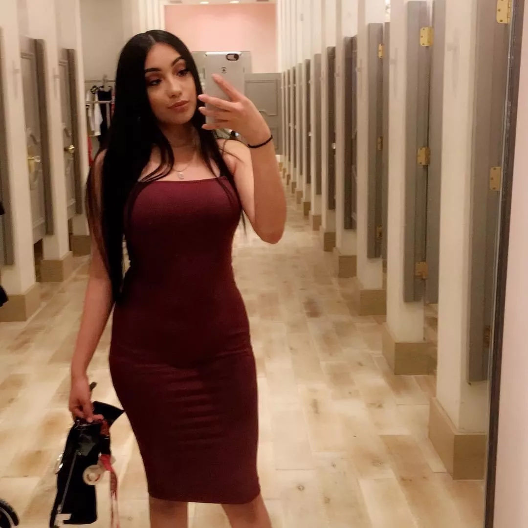 Maroon dress