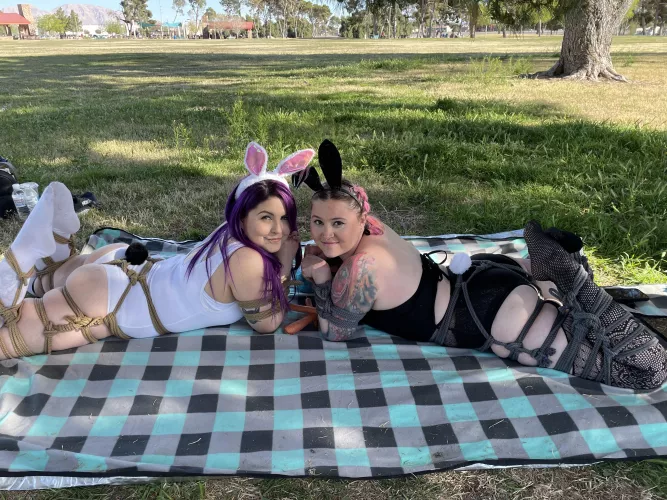 My bunnies! Happy Easter!