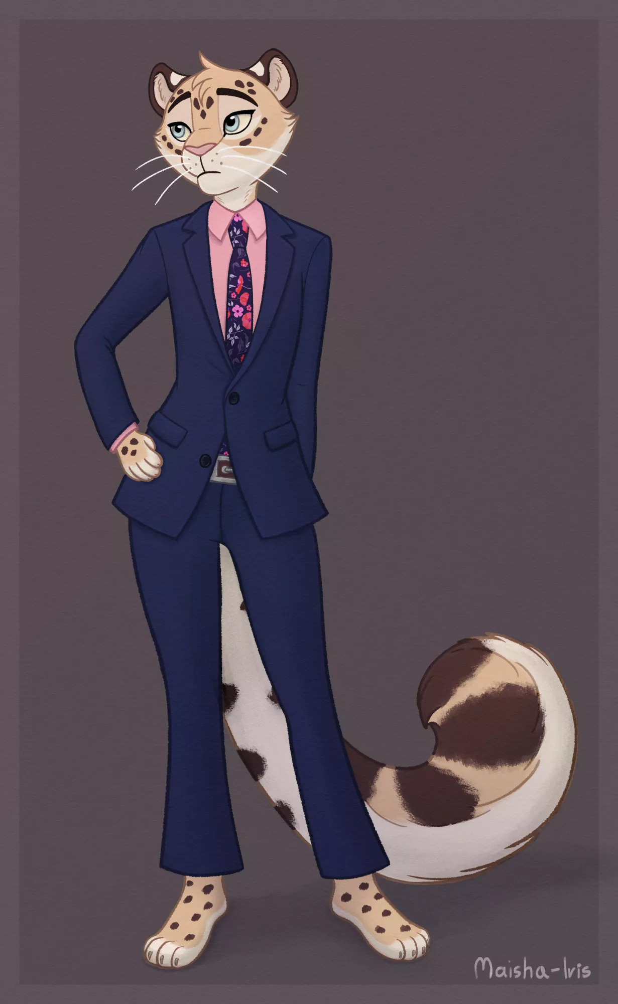 My fursona in a suit