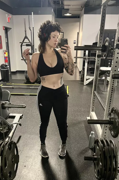 Nothing like an empty gym on a Saturday night