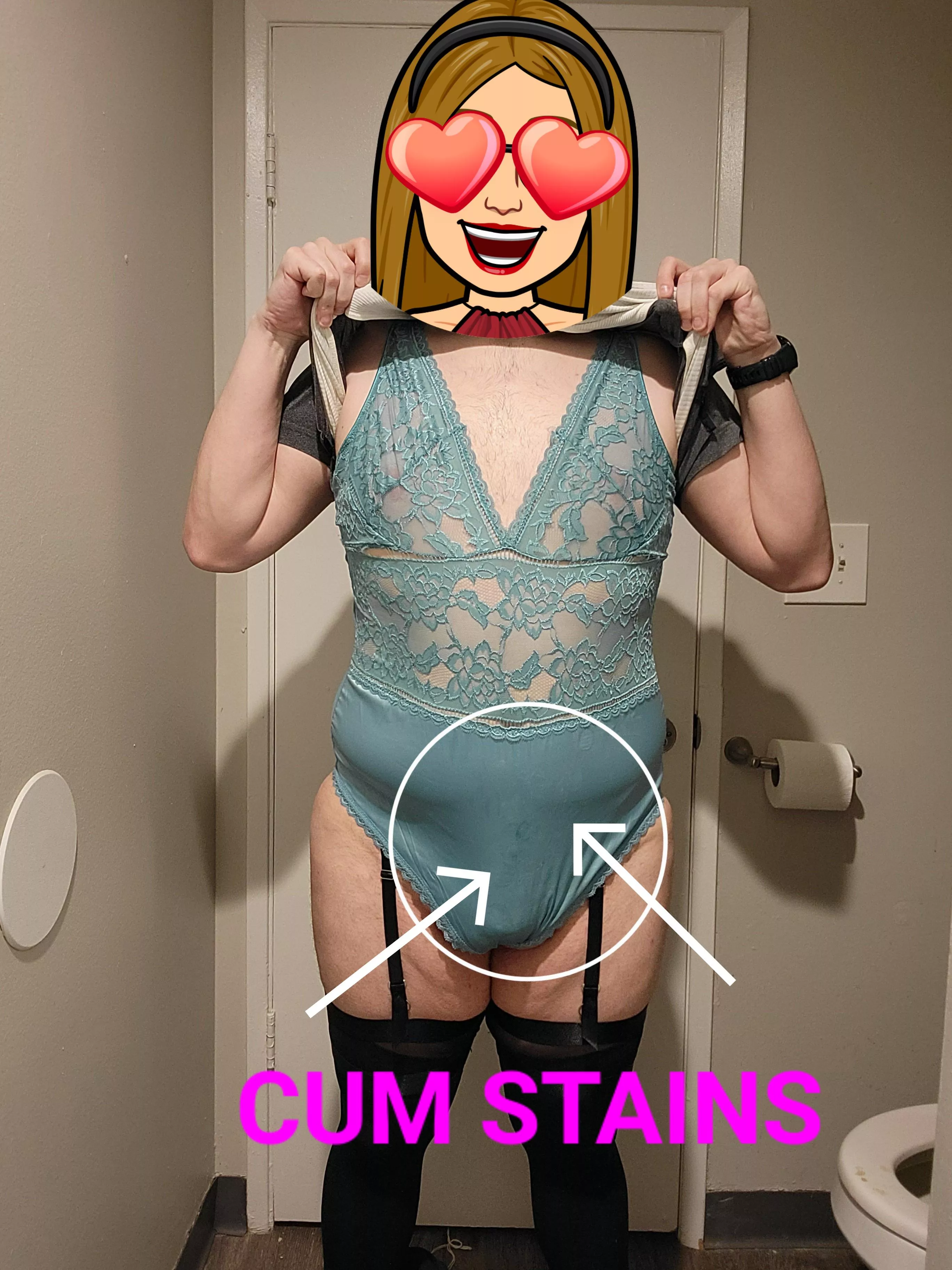 Sissy went to work like this.